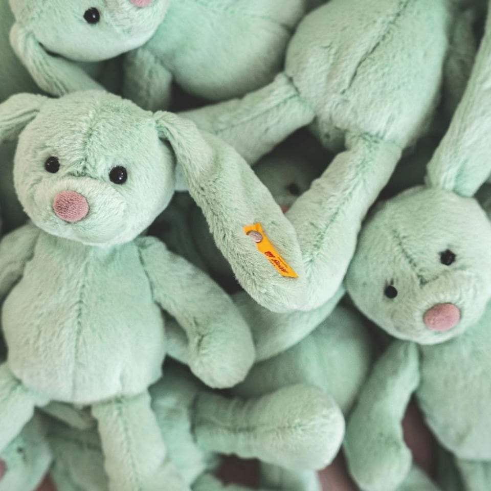 image 1 of Steiff Tilda Rabbit (Green)