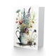 image 2 of Spring Wildflower Floral Bouquet Teapot Vase Birthday Card