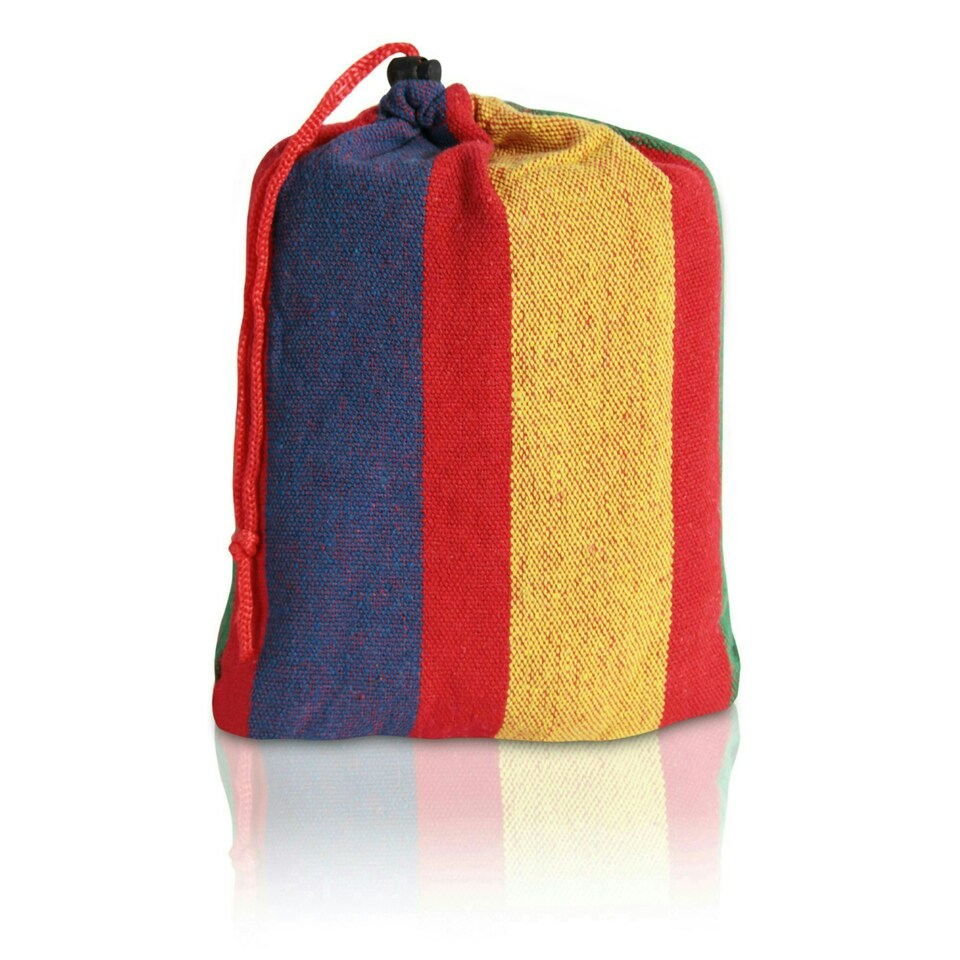 image 1 of Primrose Outdoor Double Hammock with Travel Bag & Fittings Included