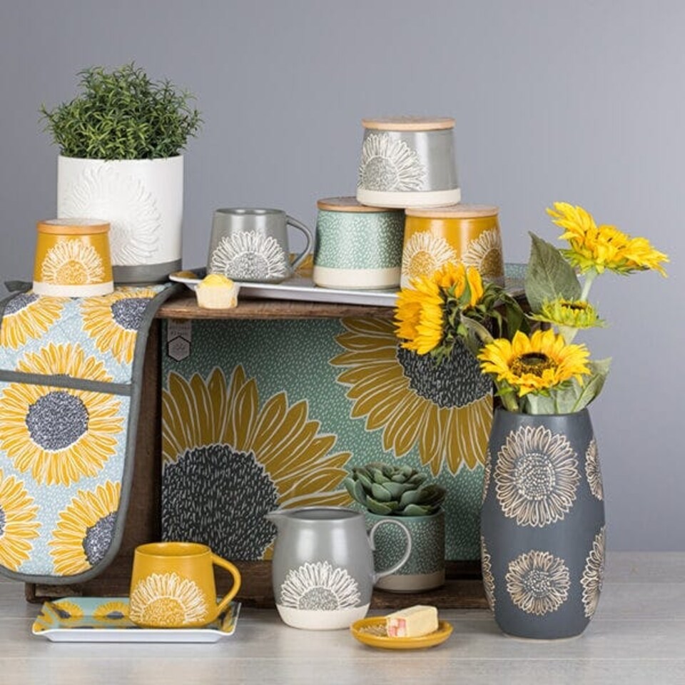 image 1 of English Tableware Company Artisan Flower Wax Resist Vase