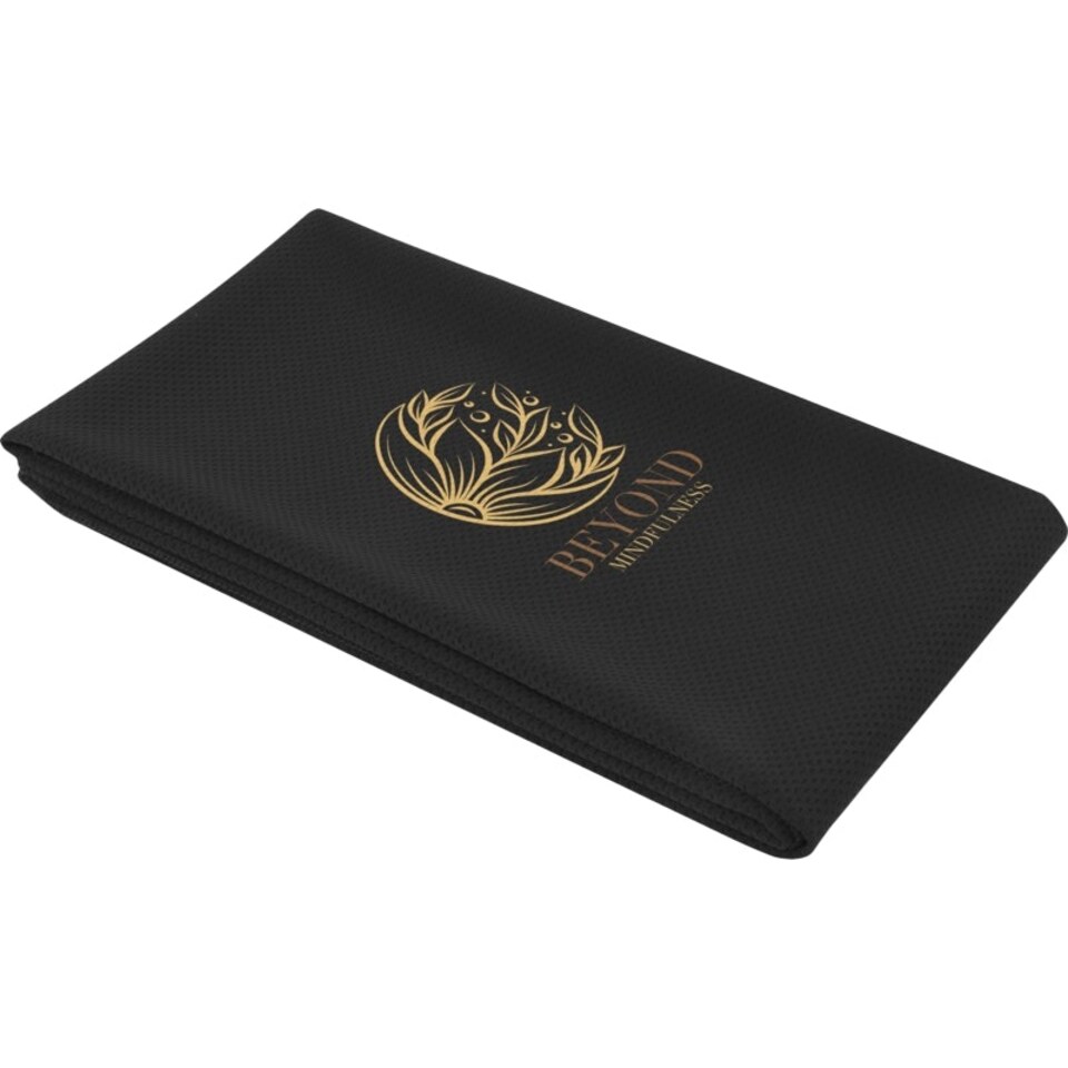 image 1 of Althea Sports Towel - Solid Black - 100cm x 50cm Black