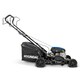 image 3 of Hyundai 18" / 46cm Black Edition Self-Propelled Petrol Lawnmower, 150cc, 4-in-1 Mulch, 50L Collect, Rear and Side Discharge | HYM18150SP