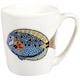 image 1 of Queens Paradise Fish Blue Tang Fine China 300ml Acorn Mug | Multi | 1