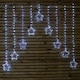 image 2 of 1.2m x 1.2m FlexiBrights Christmas Star Curtain Lights with 258 White LEDs