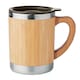 image 1 of MidOcean Mokka Bamboo Double Wall 300ml Mug - Wood - One Size