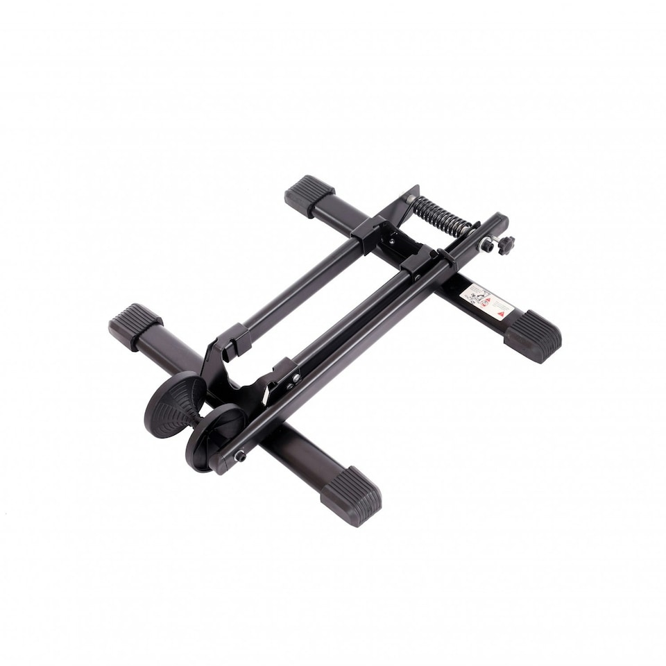 image 1 of Oypla Folding Bike Bicycle Floor Parking Stand Rack Holder