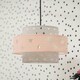 image 3 of ValueLights Weaver Pink Ceiling Pendant Shade