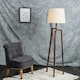 image 3 of ValueLights Modern Beige Fabric Table Floor Light Shade