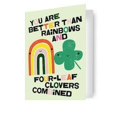 Kate Smith Good Luck Card