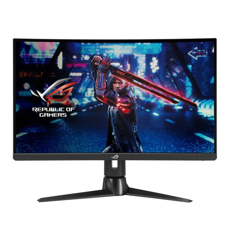 image 1 of ASUS ROG Swift XG27AQV 27" 2560 x 1440 Wide Quad HD IPS 170Hz FreeSync Premium 1ms Curved Gaming Monitor