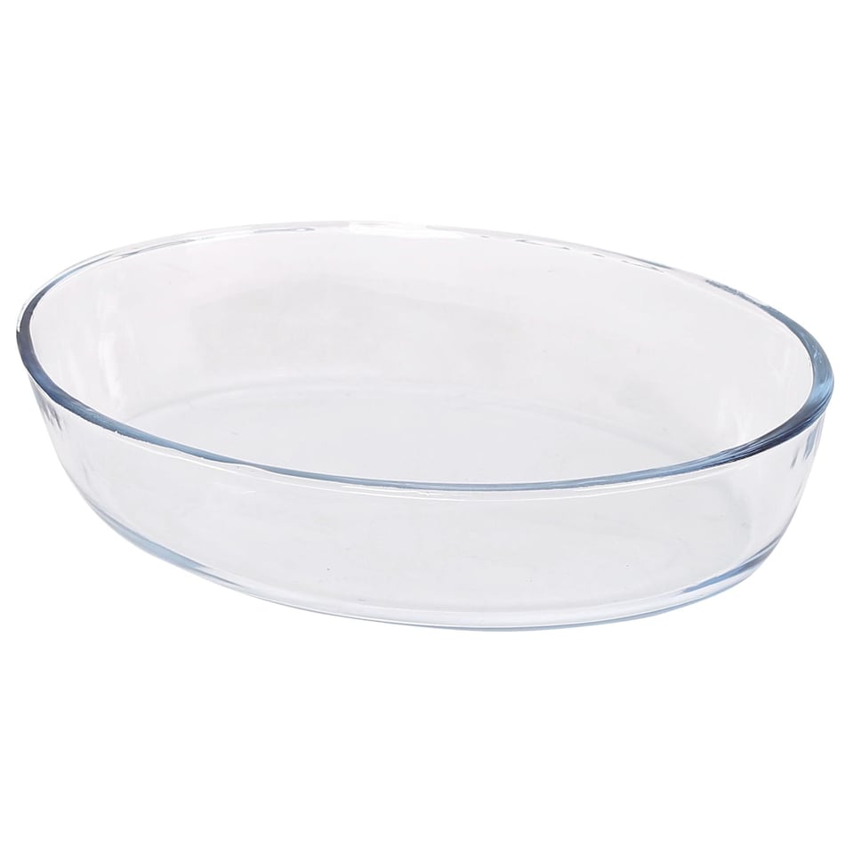 image 1 of Argon Tableware Oval Glass Oven Dish - 35cm x 24cm | Clear | Clear | 35cm x 24cm