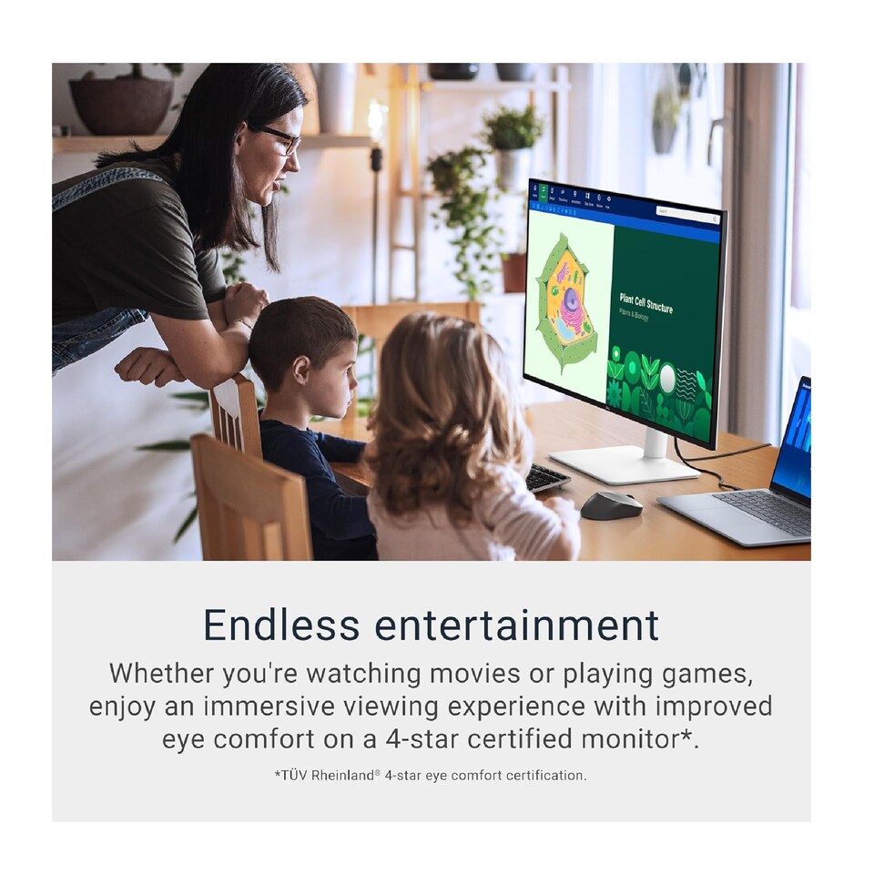 image 1 of Dell Plus S3225QS 32-Inch VA UHD 4K 120Hz Freesync Premium Height Adjustable Monitor