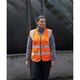 image 2 of Pro RTX High Visibility Unisex Adults Executive Waistcoat - Hi Vis Orange - 3XL