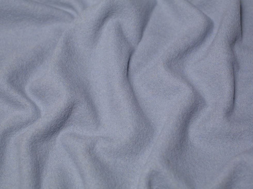 Minerva Core Range Blue 100% Pure Boiled Wool Coating Fabric for Dressmaking, 140cm / 55" Wide - per metre