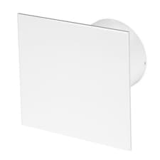 100mm Humidity Sensor Extractor Fan White ABS Front Panel TRAX Wall Ceiling Ventilation