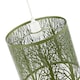 image 3 of Unique and Beautiful Olive Green Metal Forest Design Pendant Shade
