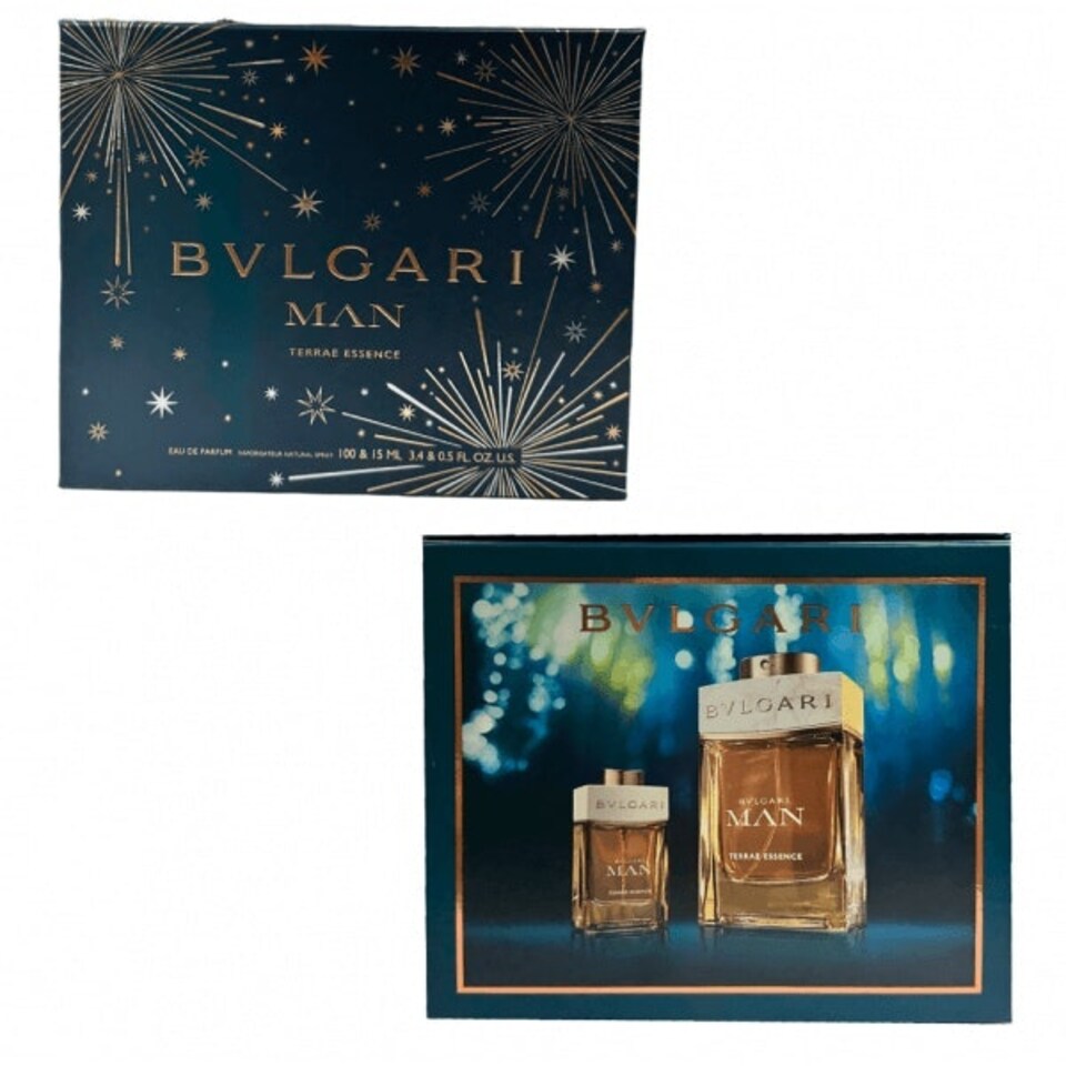 Bvlgari Man Terrae Essence Gift Set 100ml EDP + 15ml EDP