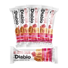 Diablo No Added Sugar Cranberry and Raspberry Muesli Bar 30g 6 Pack