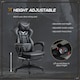 image 3 of Vinsetto Ergonomic Gaming Chair Manual Reclining Chair with Footrest Grey