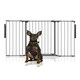 image 1 of Bettacare Premium Multi Panel Flexible Pet Barrier, up to 154cm Wide, Grey, 70cm High, Dog Barrier for Pets Dogs and Puppy, Easy Installation Grey