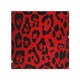 image 1 of Red Leopard Print Splash Back | White