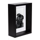 image 1 of Nicola Spring 5 x 7" Deep Photo Frame - Black/White Mount - 3D Deep Box Picture Frame Display Case (20 x 15cm)