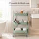 image 3 of Vonhaus Storage Trolley 3 Tier Bathroom & Kitchen Storage