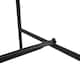 image 7 of Outsunny Garden Bench, Metal Outdoor Patio Garden Loveseat, Black | Black | Black