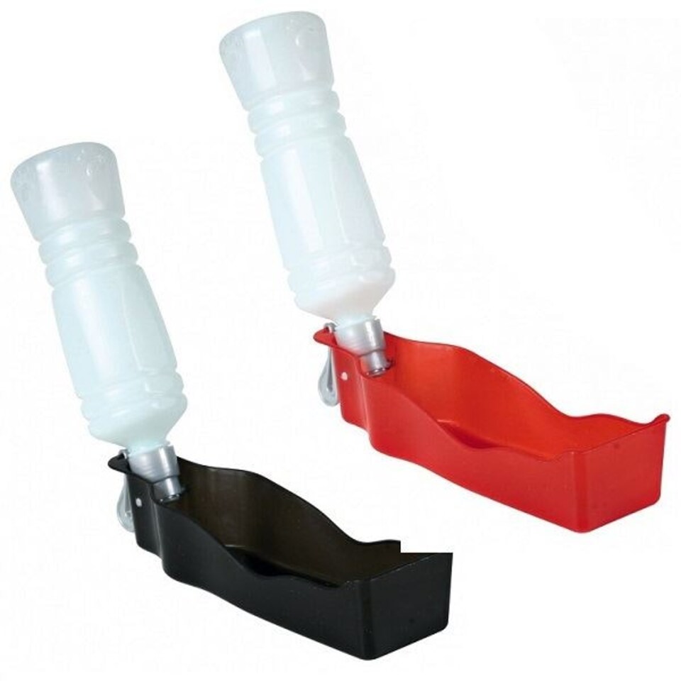 Trixie Plastic Bottle with Bowl - 700ml Multi