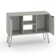 image 5 of Core Products Augusta Grey 2 Door Flat Screen TV Unit, H57.0cm x W114.5cm x D39.5cm Grey