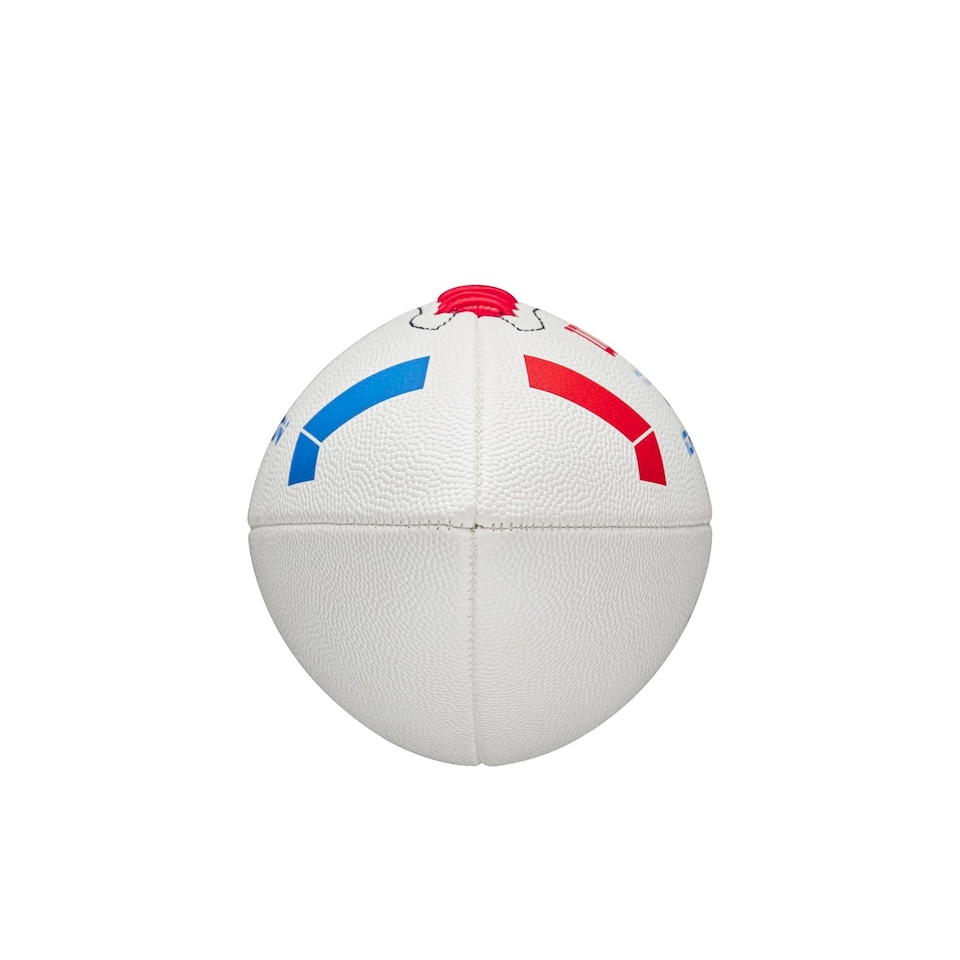 image 1 of Wilson Nfl Ignition Football, Made From Composite Leather For All-Weather Play, Wider Laces & Proud Nfl Logo, Colour: White, Junior Size