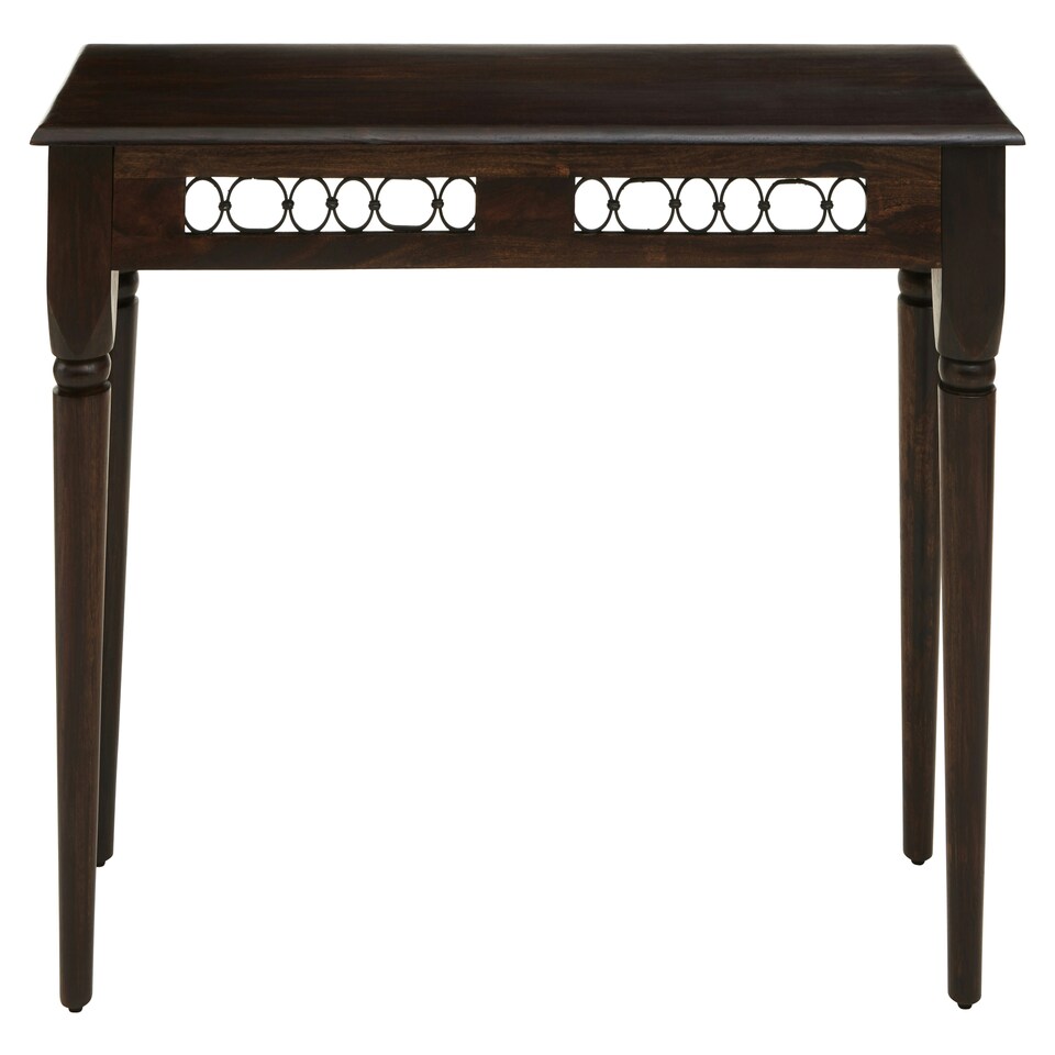 image 1 of Interiors by Premier Dark Sheesham Wood Console Table Brown