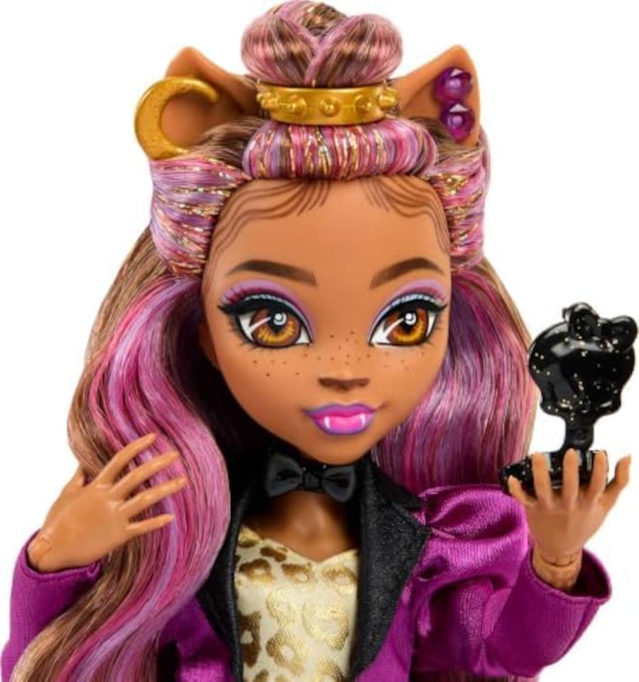 image 1 of Monster High Clawdeen Wolf Doll In Monster Ball Party Dress With Accessories