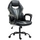 image 1 of Vinsetto Racing Gaming Chair Gamer Chair with Armrests Swivel Wheels, Black