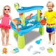 image 2 of Luxury Beach Water Table for Kids – Interactive Sand & Water Playset with Waterfalls, Ocean Animal Figures, Pouring Accessories & Splashing Fun – Outdoor Sensory Toy for Toddlers | Blue