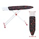 image 1 of TheOwnas Ironing Board. (114x36cm) Foldable Height Adjustable with Steam Iron Rest Cotton Cover.