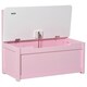 image 7 of 2 In 1 Wooden Toy Box, Kids Seat Bench Storage Chest, 60 x 30 x 50cm 