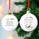 image 2 of Personalised Robin Bauble