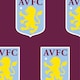 image 3 of Aston Villa FC 2 Sheets & 2 Tags Gift Wrap