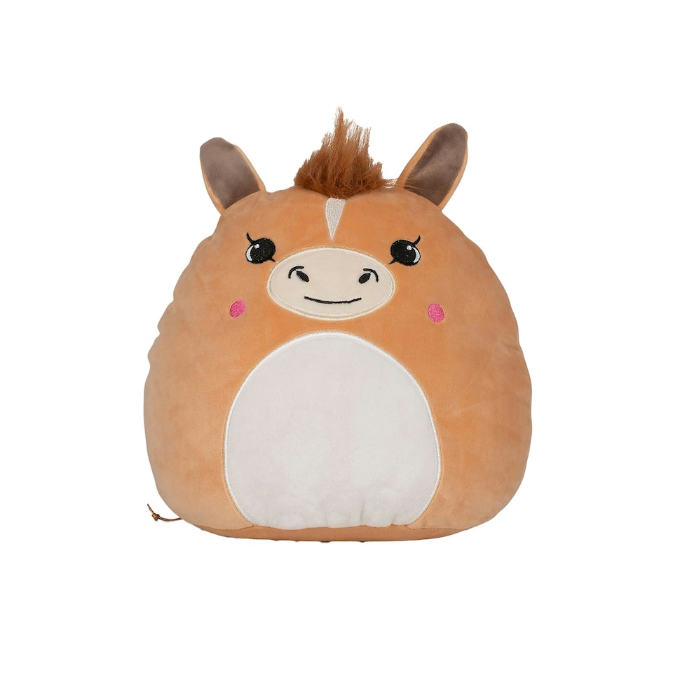 Mumbles Squidgy Pony Plush Toy - Light Brown - One Size (UTPC6917)