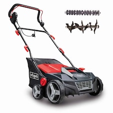 Scheppach SC38 Electric Scarifier & Aerator, 1600W, 38cm Width, 45L Collection Box