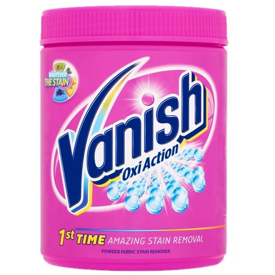 image 1 of Vanish Oxi Action Colour Safe Powder Fabric Stain Remover and Colour Spray Bundle