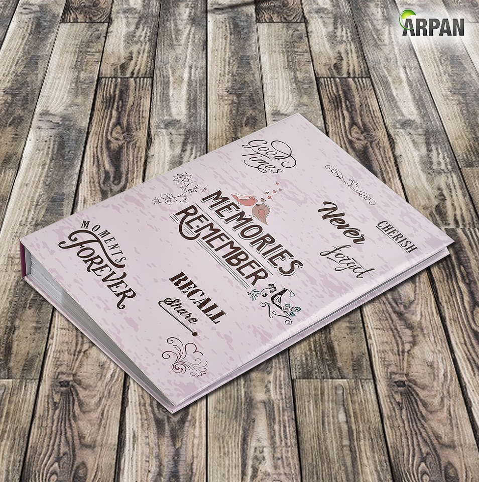 image 1 of ARPAN Slip In Memo Photo Album for 300 Photos 6x4" (10x15cm) – Picture Album with Clear Slip-In Pages for Family, Wedding & Travel Memories