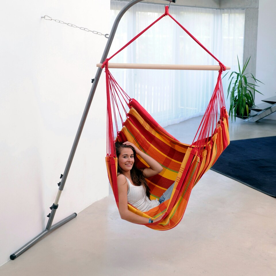 image 1 of Brasil Papaya Hammock Chair Multi | Papaya