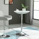 image 2 of HOMCOM Painted Top Bistro Pub Table Adjustable Swivel Counter Home