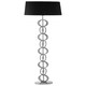 image 1 of Interiors by Premier Floor Lamp with Multi Ring Base Black
