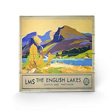 THE ENGLISH LAKES (2) - WOOD PANEL