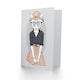 image 2 of Fashion Animal Hipster Cat Kids Birthday Child Card