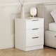 image 1 of Vida Designs Trega 3 Drawer Bedside Chest Bedroom Storage Unit, (H) 50cm x (W) 39cm x (D) 28cm, White