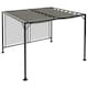 image 1 of Outsunny Metal Pergola Patio Sun Shelter Grape Tent Retractable Canopy UV Cut